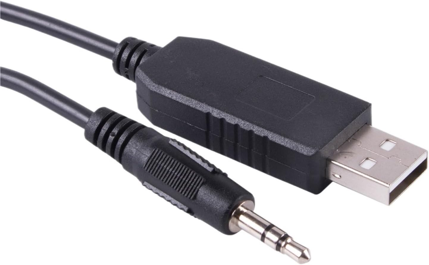 PL2303GT USB to RS232 Serial Port 3.5mm Mini Audio Jack 3 Poles TX RX GND Converter Adapter Communication(Tip-RX Ring-TX)