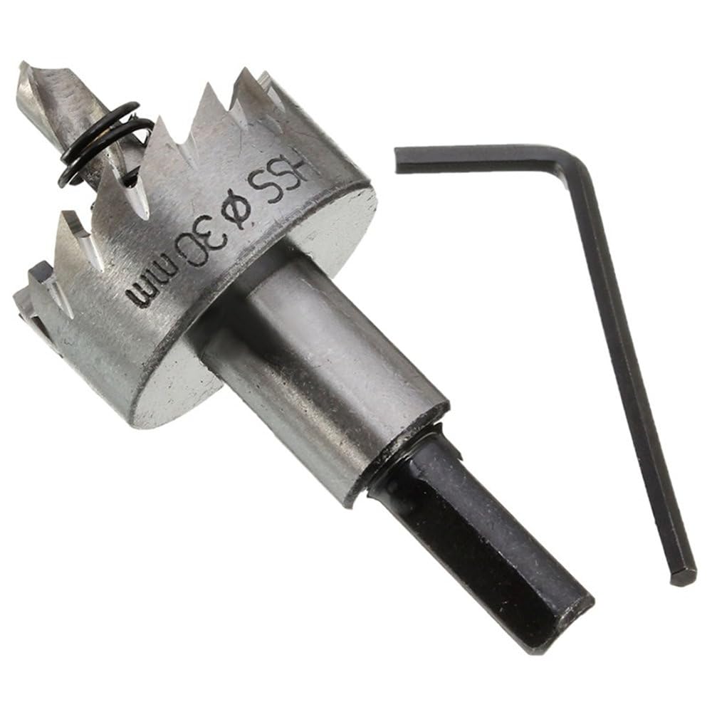 Kit sega a tazza Set di frese per metallo in acciaio inossidabile ad alta velocità per piastra in acciaio inossidabile, tubo quadrato, ferro, ghisa, predefinito
