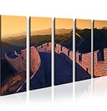 islandburner Bild Bilder auf Leinwand Chinesische Mauer XXL 
