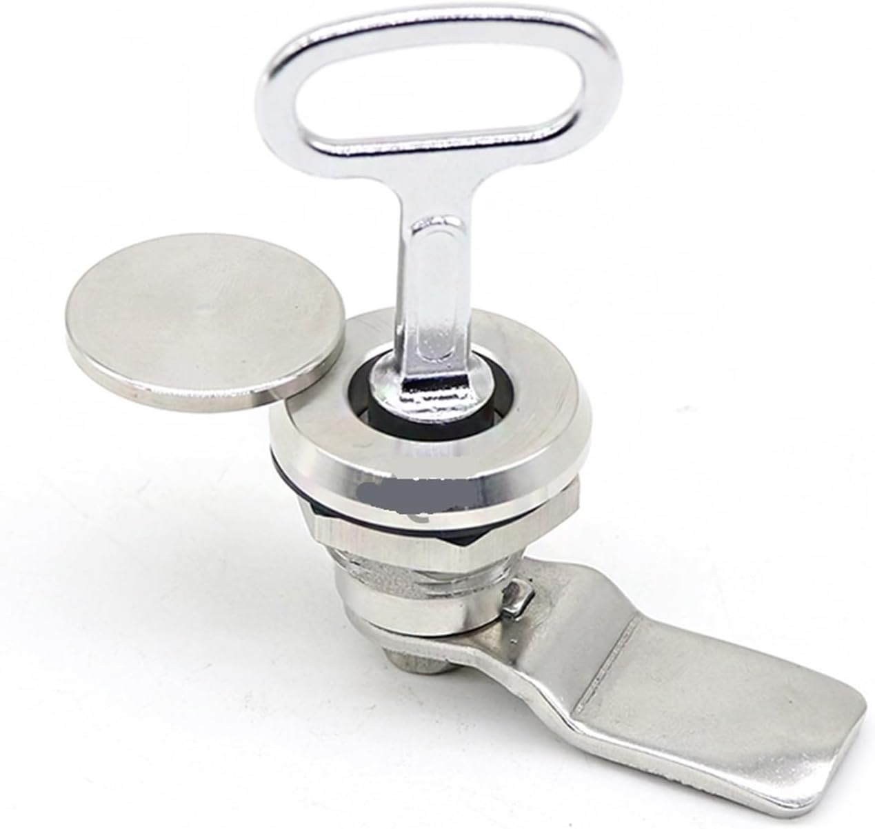 MS705 Triangle Lock With Cover Lock 304 Stainless Steel Wing Industrial Distribution Box Swivel Lock A400-1 1Pcs(Triangle lock)