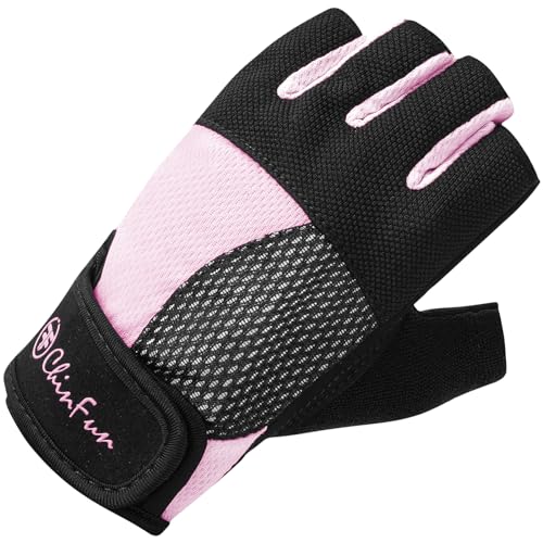 Image of ChinFun Kayaking Gloves 3 /4 Finger - Provide Cushioning and Protection | Resistant Palm and Grip, Easy to Take on and Off, Perfect for Diving, Sailing, Kayaking - Men, Women, Youth
