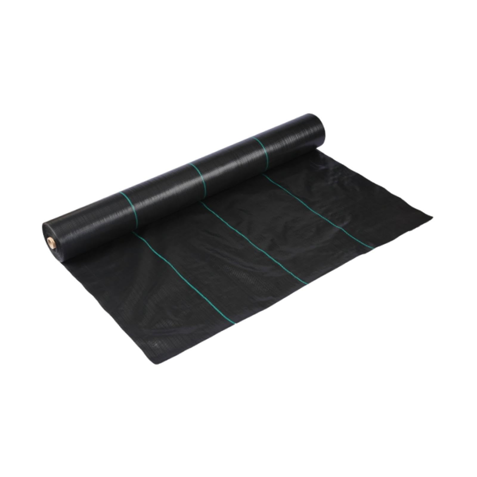 Tela Anti Tela de Protección Solar contra Malezas Estera Geotextil de Paño para Bloqueo de Malezas Material PP con, 2x100m