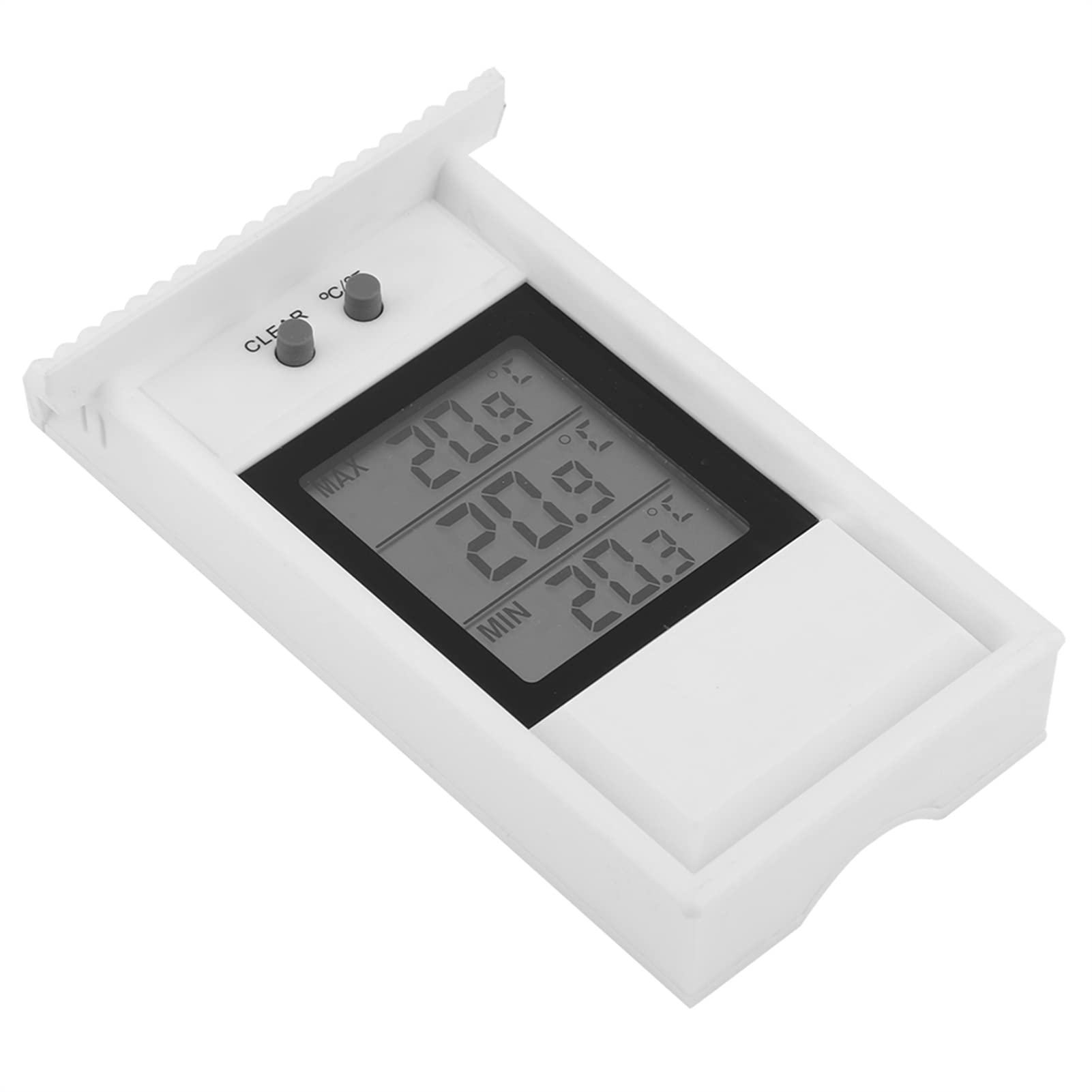 Wodoodporny Termometr Higrometrowy o Szybkiej Reakcji, Wyświetlacz Temperatury Wewnątrz/na Zewnątrz do Użytku Domowego, Zielonego Domu, Laboratoriów o Delikatnym Rozmiarze