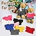 Litherr S 8 Pcs Sublimation Stffed Animal Tshirt for 8-12 Inch Plush Bear 8 Colors Stuffed Bear Clothes Perfect for DIY Stuffed Doll Outfit