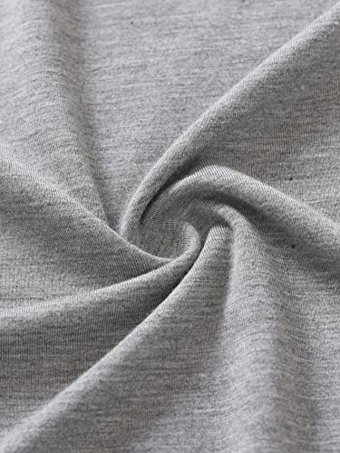 Image of Latuza Men's Viscose Sleep Shirt Soft V-Neck Pajama Tops 3 Pack