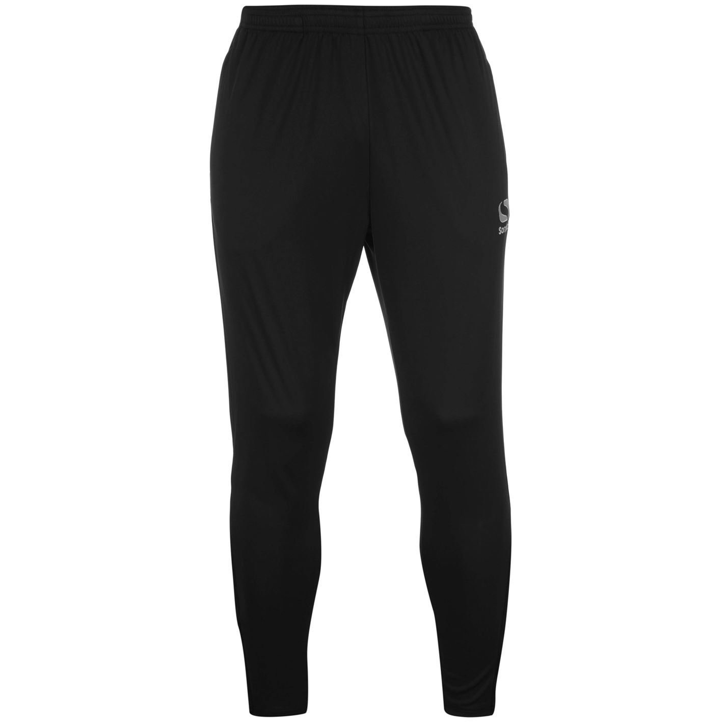Sondico Kids Strike Training Pants Trousers Jogging Bottoms Junior Boys Zip Black 7-8 (SB)
