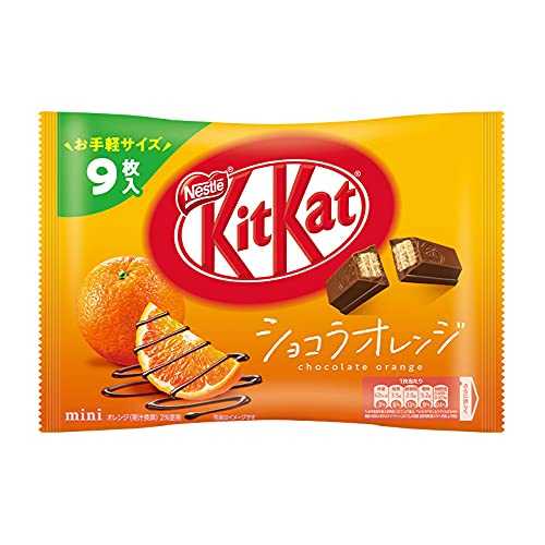Amazon | キットカット ミニ ショコラオレンジ 9枚 | Nestlé | 板