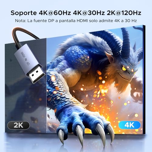 La Mejor Selección de Displayport to hdmi los mejores 5. 26 Imagen adicional