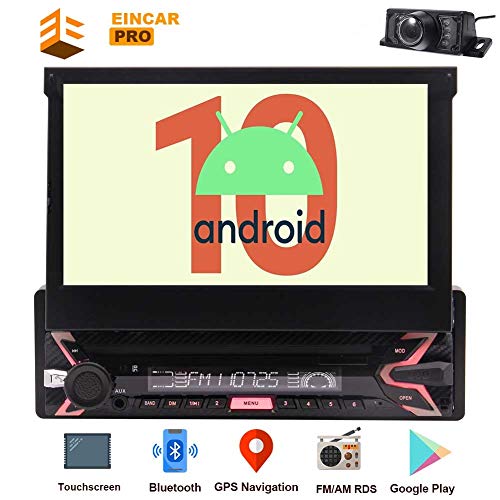 Single Din Car Stereo Android 10 1 Din Radio Bluetooth Touch Screen GPS