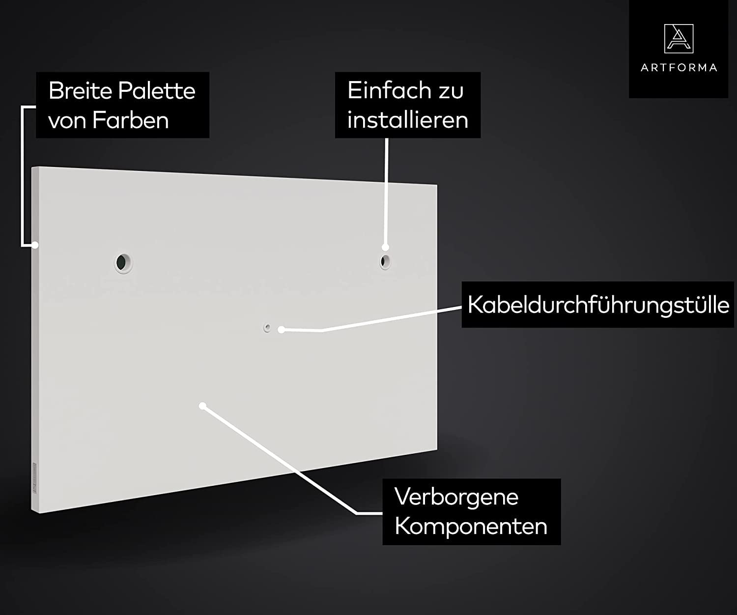 Artforma Badspiegel mit Beleuchtung - Led Spiegel Bad - 120x90 - Badezimmerspiegel Nach Maß - auf Individuelle Bestellung Gefertigt - Modernes Design - Ohne Rahmen