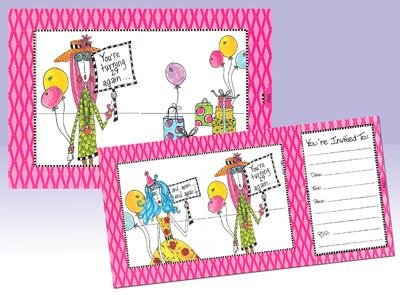 Dolly Mama's Invites You're Turning 29 again 8 slide invites
