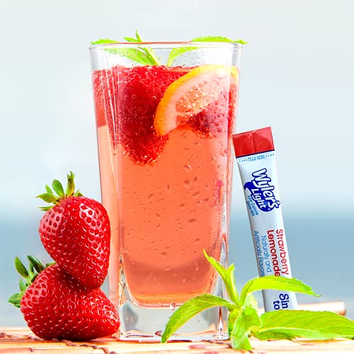 Wyler's Light Singles to Go Powder Packets, Water Drink Mix, Variety Pack, Pink, Strawberry & Blueberry Lemonade, Sugar & Caffeine Free, On-The-Go, 40 Count - Image 5