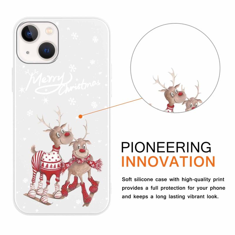 Yoedge 2 Pezzi Natale Cover per Samsung Galaxy A25 5G 6,5, Morbide Silicone TPU Custodia con Cartoon Natalizie Disegni, Antiurto Antigraffio Protettiva Case per Donne per Samsung A25 5G, Cervo 2 Yoedge 2 Pezzi Natale Cover per Samsung Galaxy A25 5G 6,5, Morbide Silicone TPU Custodia con Cartoon Natalizie Disegni, Antiurto Antigraffio Protettiva Case per Donne per Samsung A25 5G, Cervo 2