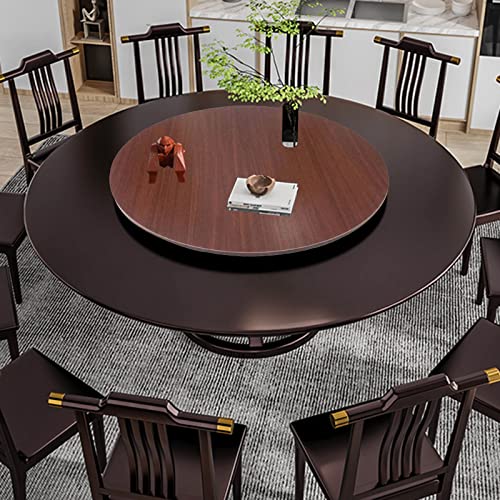 Lazy Susan Bandeja De Servicio, Plato Giratorio Redondo Para Mesa De Comedor, Tabla Rotativa De Madera, Bandeja De Placa Giratoria, Pantalla De Cocina Bandeja Giratoria ( Color : A , Size : 50cm-20in