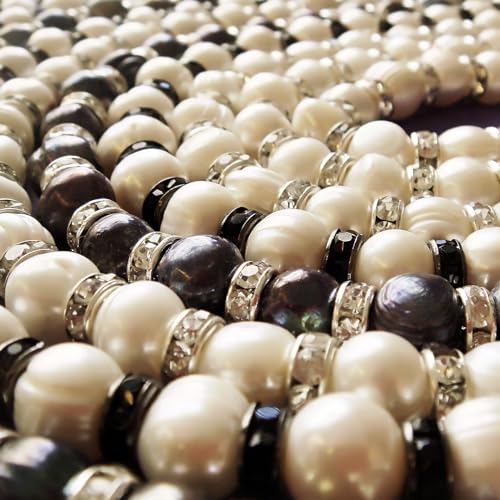 Perles d'espacement 8mm en strass violet pour assembler vos colliers - 7