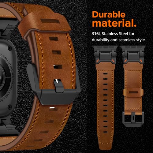 Image of KADES Rugged TPU Sport Band for Apple Watch Ultra 3 /2 /1 49mm, Metal Connectors for Apple Watch Series 11 /10 /SE3 46mm Series 9 /8 /SE2 /7 /6 /SE /5 /4 /3 /2 /1 45mm /44mm /42mm