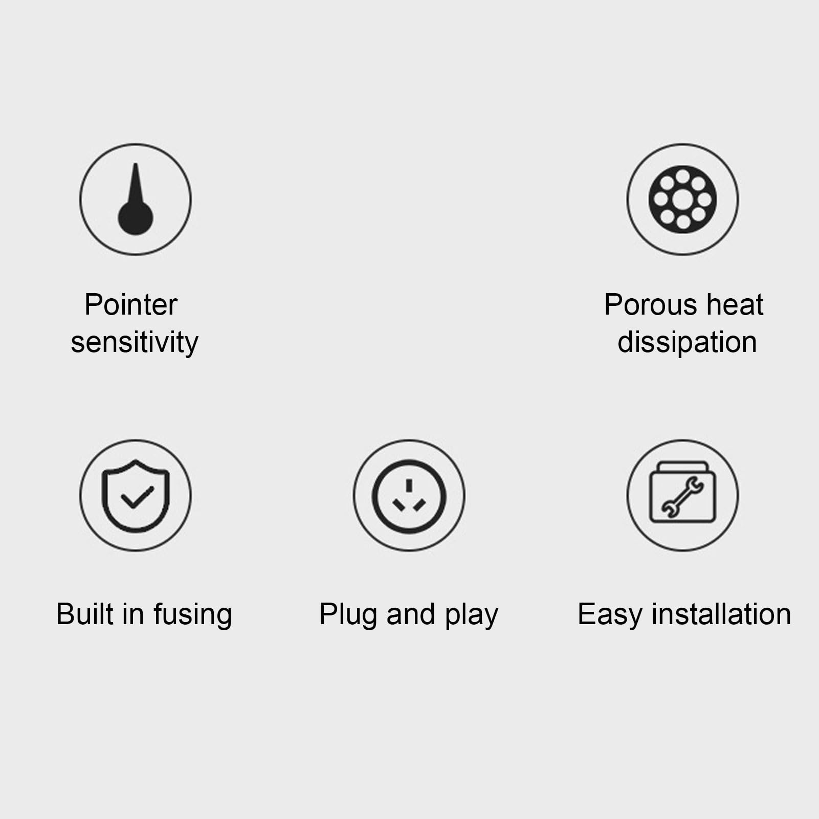 Stabilizzatore di Tensione Monofase Superiore da 800 W per Dispositivi Elettronici, Regolatore di Tensione Affidabile per Computer Smartphone, ABS, 1 Set (Spina UE 160-250 V)