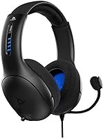 Vista 2 de PDP Auriculares con cable LVL50 con micrófono con cancelación de ruido negro - PS5PS4