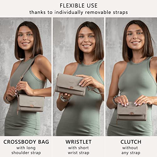 PAULO SERINI® Crossbody bag for Women - Phone Wallet Clutch Handbag - Women’s Wristlet Purses - Birthday Gifts for Women3