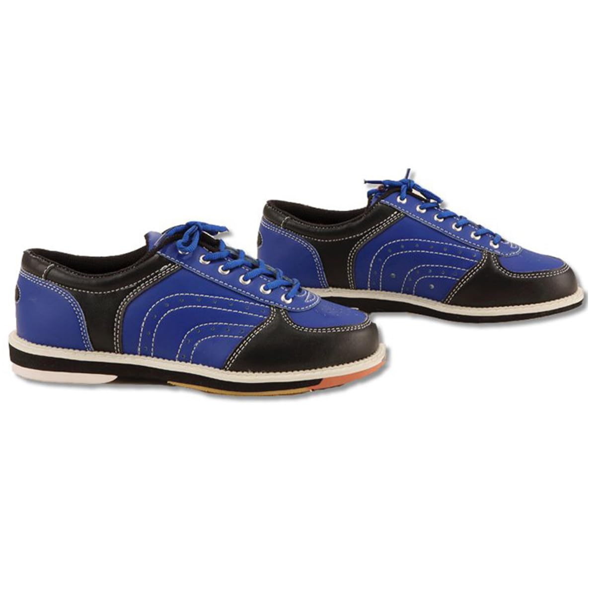 Herren Bowlingschuhe Leichte rutschfest Schnürung Bowl Sneakers Bequeme Atmungsaktive Gleitsohlen Für Rechtshänder