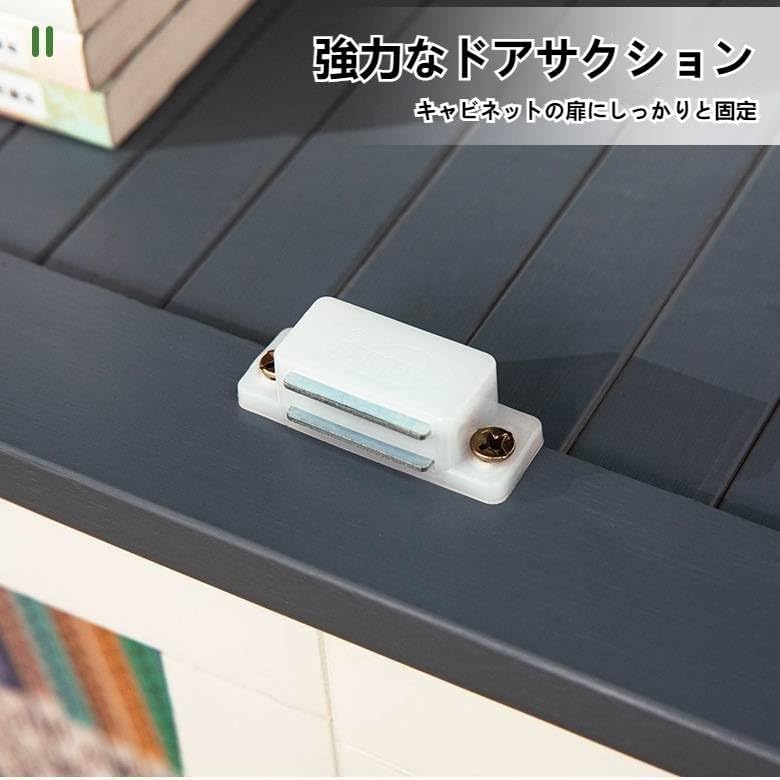 本棚 竹製 ドア付き 見せる収納 コミックラック ホワイト ブックシェルフ CDラック DVDラック コミック収納棚 多機能 大容量