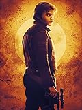 Solo: un diseño de Star Wars Story Sunset de 60 x 80 lienzos.