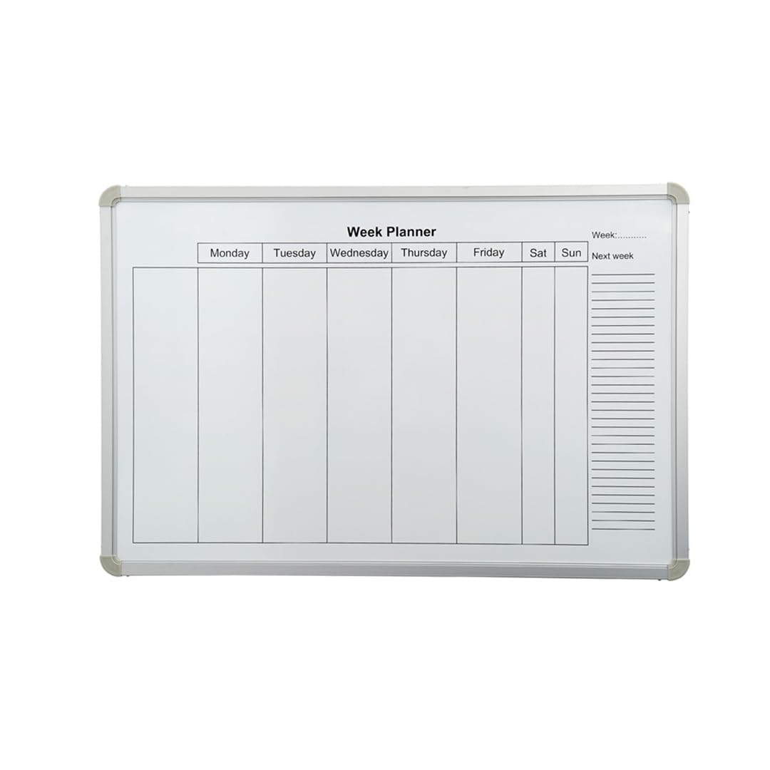 Magnetic Whiteboard Hanging Wall Weekly Planner 900 x 600 (WxH)