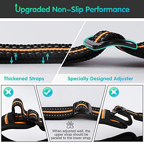 Eagloo Dog Harness for Large Dogs No Pull, Front Clip Dog Walking Harness with Reflective Adjustable Soft Padded Vest… - Image 5