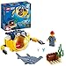 LEGO City Oceans Minisottomarino Oceanico, con Squalo Giocattolo e Minifigure del Pilota, Playset per Bambini di 4+ Anni, 60263