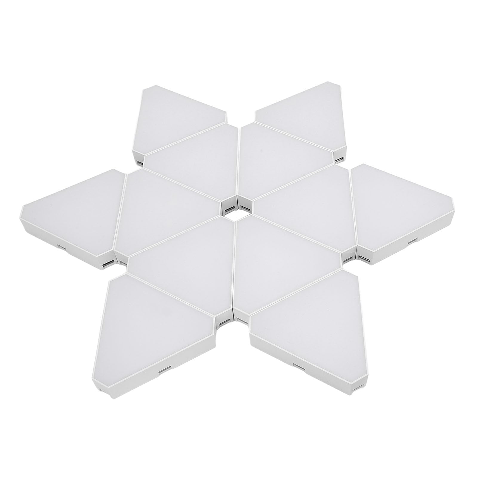 Pilipane Kit luce parete a led RGB Smart Wifi Music Sync Color Cambiazioni di controllo Triangolare APP VOCE REMOTO per arredamento per la camera da letto per la camera da gioco