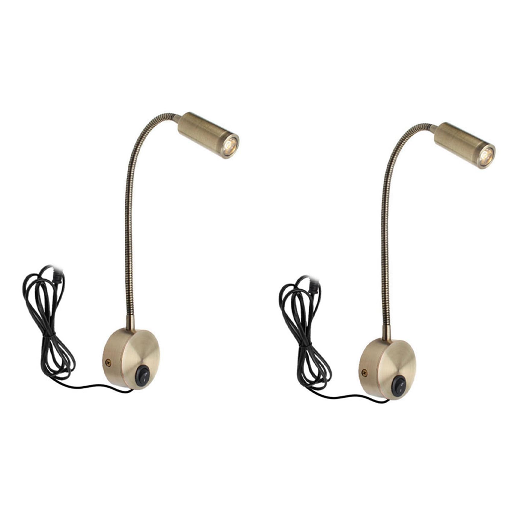 Lámpara de pared de estilo minimalista con acabado dorado refinado