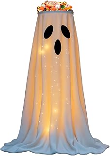 Halloween Bowl with Lighting | Halloween Door Decoration Candy Holder - Cute Figure for Garden Patio Indoor Bathroom Door Garden Kitchen Home