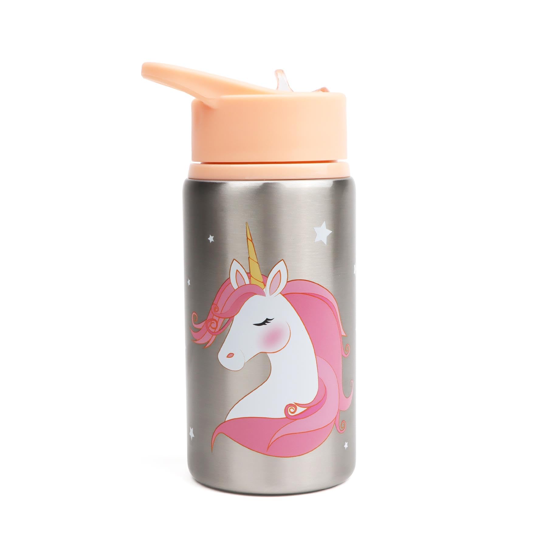 Myga Kids Metal Water Bottle 500ml Pink