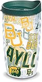 Tervis Made in USA Double Walled Baylor University Bears Insulated Tumbler Cup Keeps Drinks Cold & Hot, 10oz Wavy, All Over