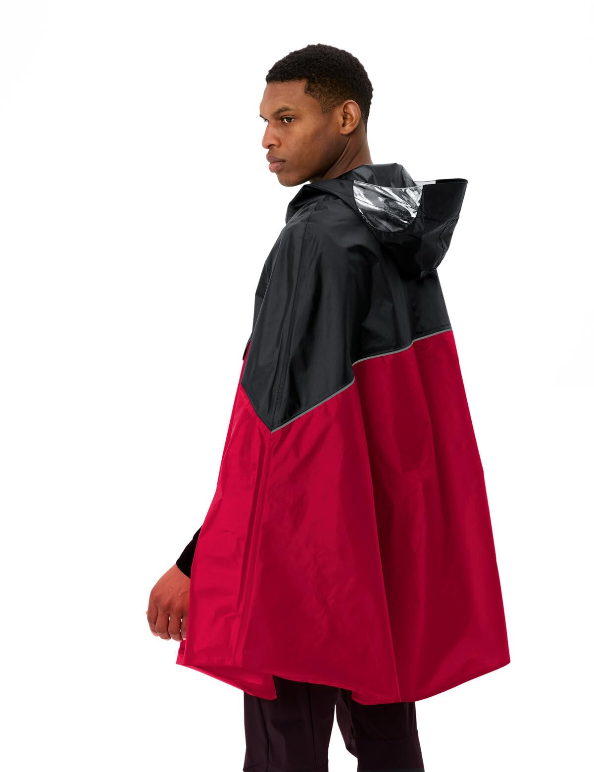 VAUDE Unisex Covero II Poncho, Red/Black, XXL EU