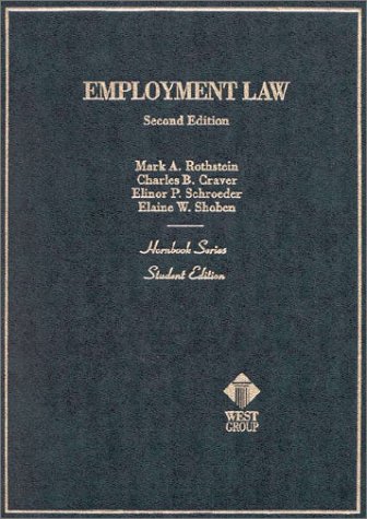 Employment Law 0314234373 Book Cover