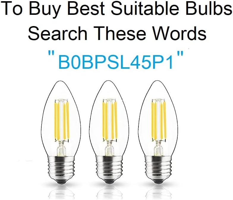 Lyse Decor Metal & Glass Hanging Lamps, Set of 3, Pendant Lights for Living Room, Bedroom, Dining Room