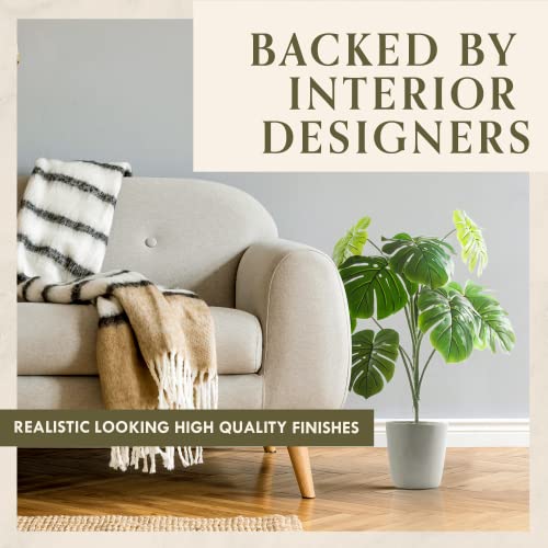 Artificial Monstera Plant With Pot - Swiss Cheese Plant, Fake Plant For Living Room Decor, Artificial Indoor Plants, Artificial Tree For Bedroom Decor, Artificial Plants For Home Decor Indoor #TOP4