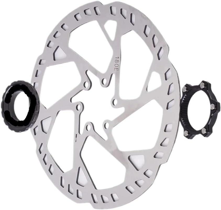 Compatible With 140/160/180/203/220mm Mountain Bike Disc Brake Rotor 2.3mm Thick Center Lock H23 Bicycle VHS2 2mm Universal(160mm x1)
