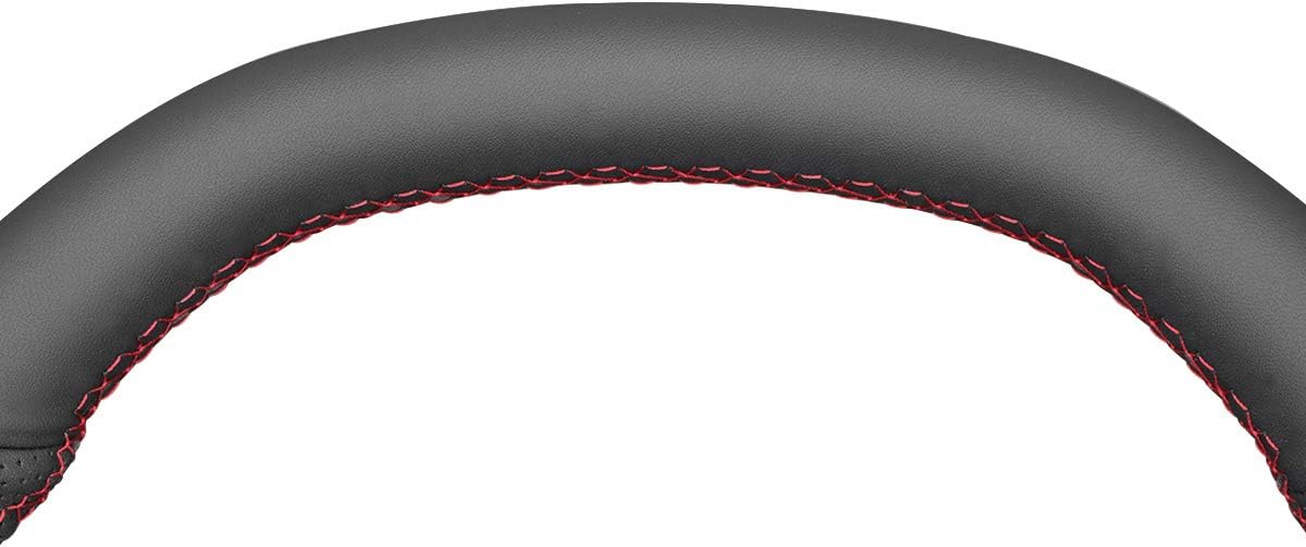 MEWANT Hand Stitch Artificial Leather Car Steering Wheel Cover for Mercedes Benz AMG C63 W204 /AMG CLA 45 C117/ CLS 63 AMG C218/CLS 63 AMG S-Model C218/E 63 AMG W212 /AMG E 63 S W212