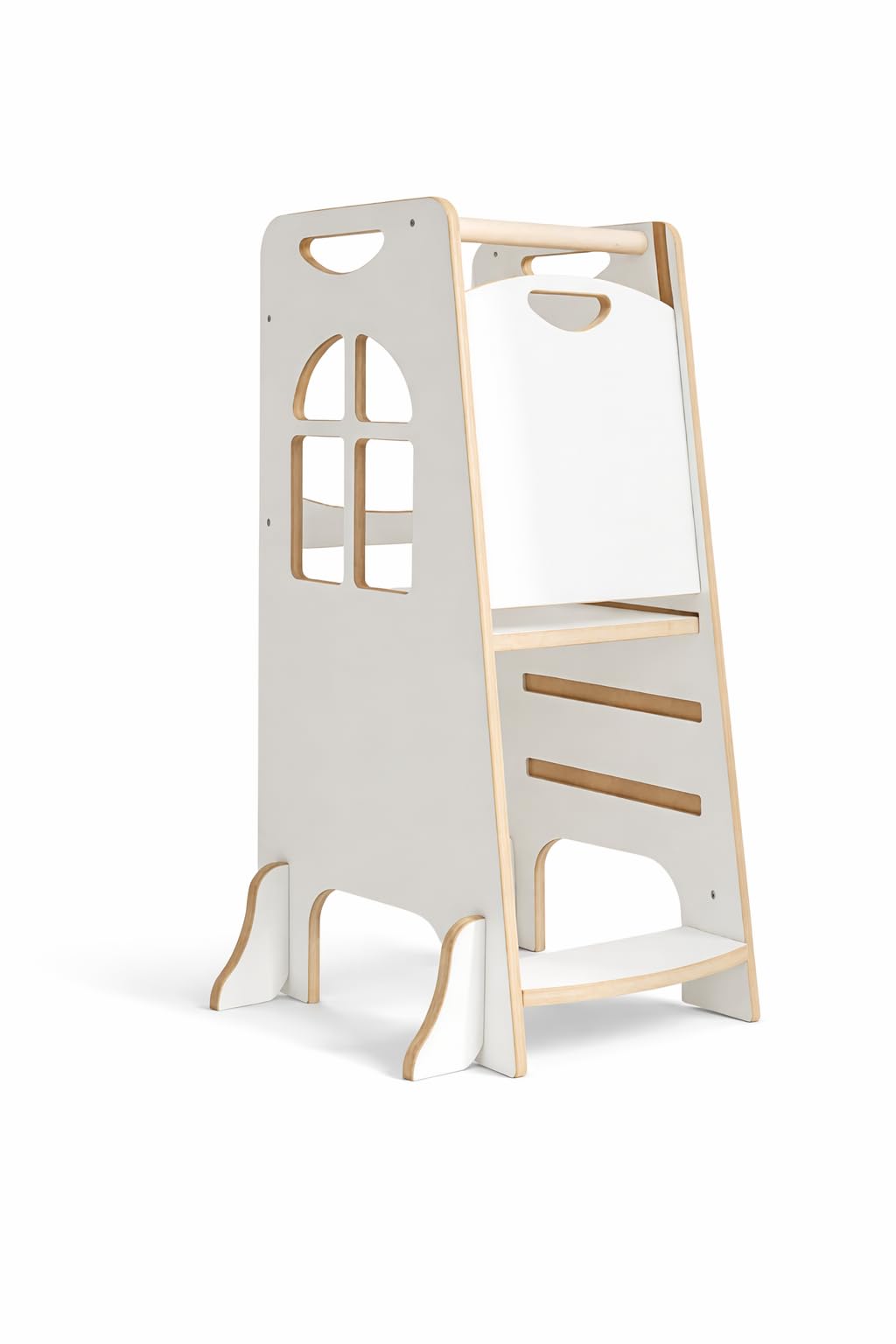 Love For Sleep Montessori Learning Tower Wooden Kitchen Helper With 3 Adjustable Heights from B&Q