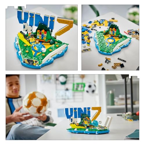 Image of LEGO Editions Vini Jr. - Soccer Highlights - Soccer Decor - Building Set for Kids - 43027