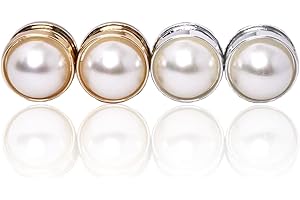 Fashionist Pearl Magnetic Brooch Pins: Secure Hold for Hijabs, Scarves, and More