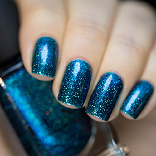 Image of ILNP Party Favor - Vivid Teal Holographic Nail Polish