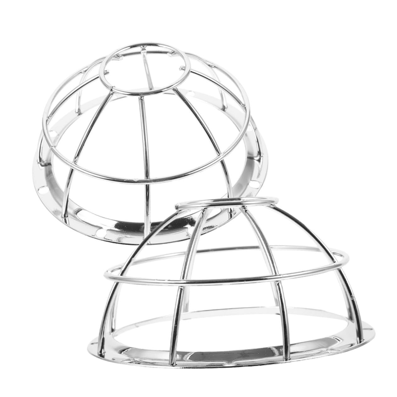 10 Piezas Protector de Sensor de Humo de Acero Inoxidable Resistente Instalación Sencilla para Hogar Oficina Centro Comercial