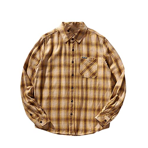 Chemise à carreaux pour homme idéale lors des balades d'automne en forêt ou en ville