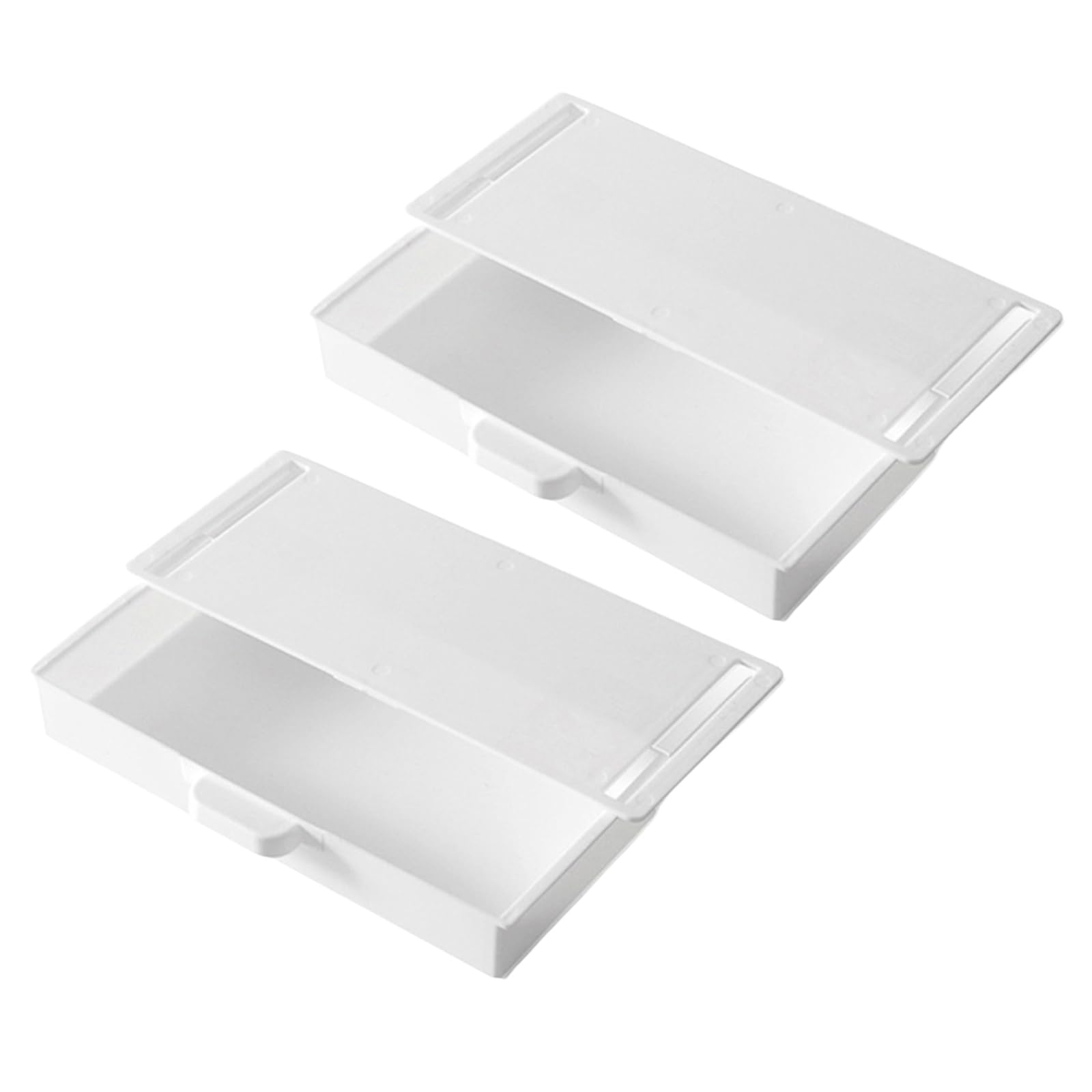 alloneslife Organization Boxes with Concealed Mounting Systems Under Desk Organizers for Kitchen Bathroom and Workspaces Sticky Planner for Desk