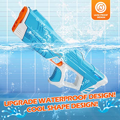 Skirfy Electric Water Gun,Auto Suction Water Guns For Adults&Kids,Squirt Guns 39 Ft Range,Battery Powered Squirt Gun,Automatic Water Gun,Water Blaster,Pool Beach Outdoor Party Toys For Kids Ages 8-12 #TOP3