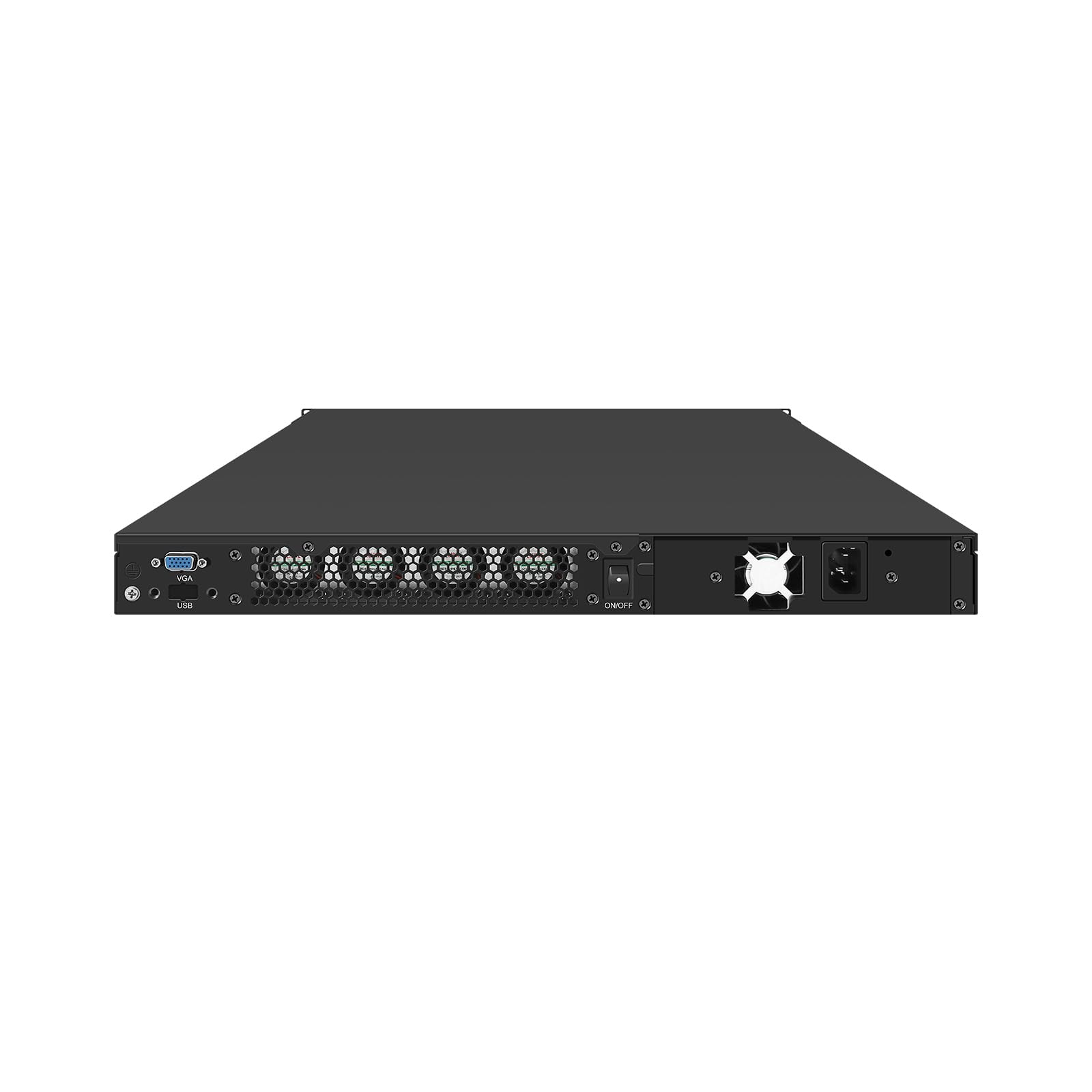 1U Firewall Appliance XEON Server with IPMI, PFSense, Mikrotik, OPNsense, VPN, Dual E5 2699 V3 CPU, RJ66, C612, 2 x 1GbE LAN, 4 x X710 SFP+, 8 x 2.5GbE LAN, 32G RAM, 128G SSD