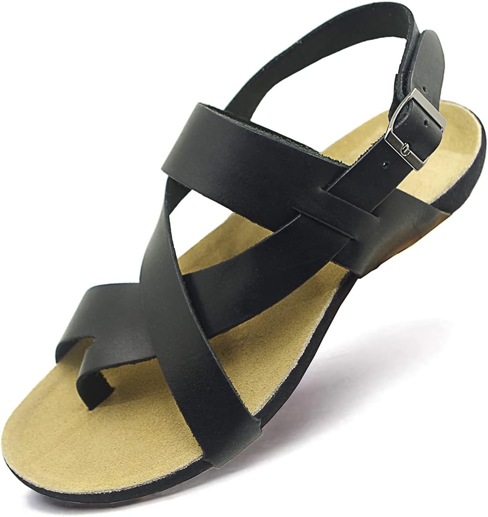 Genuine Leather Sandals Mens For Outdoor Sandals Mens Adjustable Strap Sandals Leather sandals Men GM202